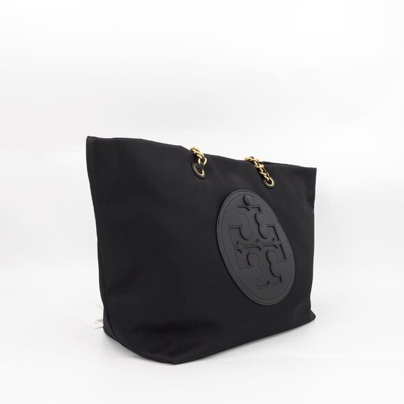 Tory Burch Ella Chain Tote Bag Black OS - Picture 8 of 16
